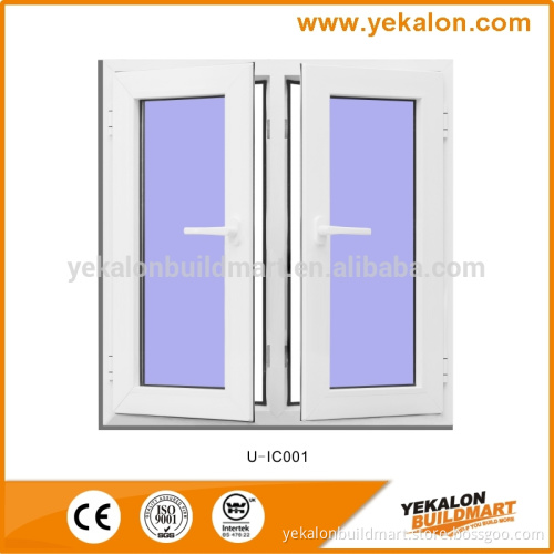 Yekalon High Quality UPVC window Casement pvc sliding glass window